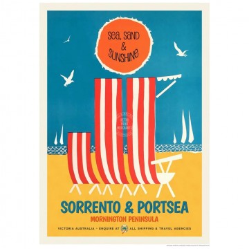 Retro Print | Sorrento and Portsea